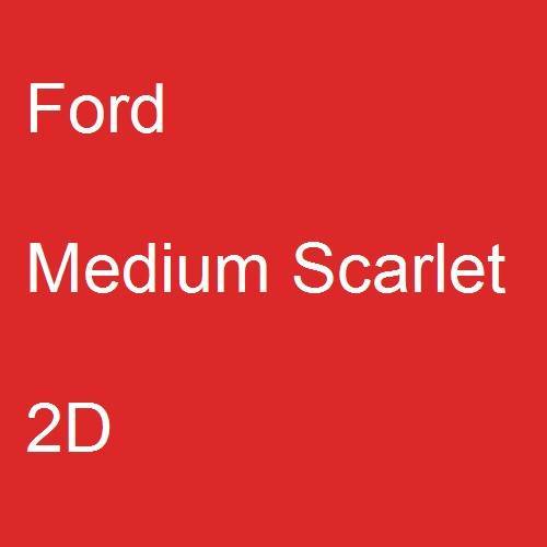 Ford, Medium Scarlet, 2D.